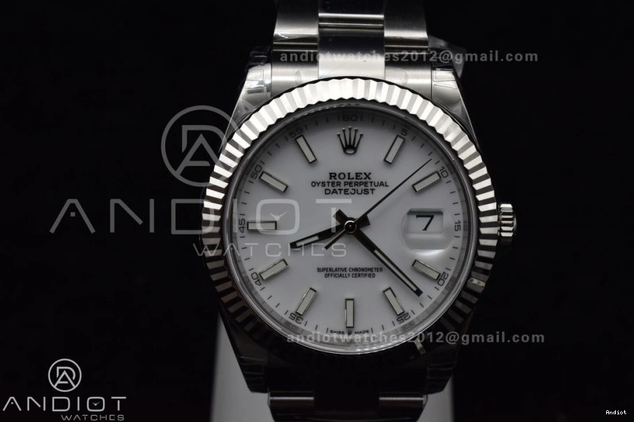Edition Dial 904L Oyster VS3235 Best 1:1 VSF White Bracelet SS 126334 41 On DateJust 0424